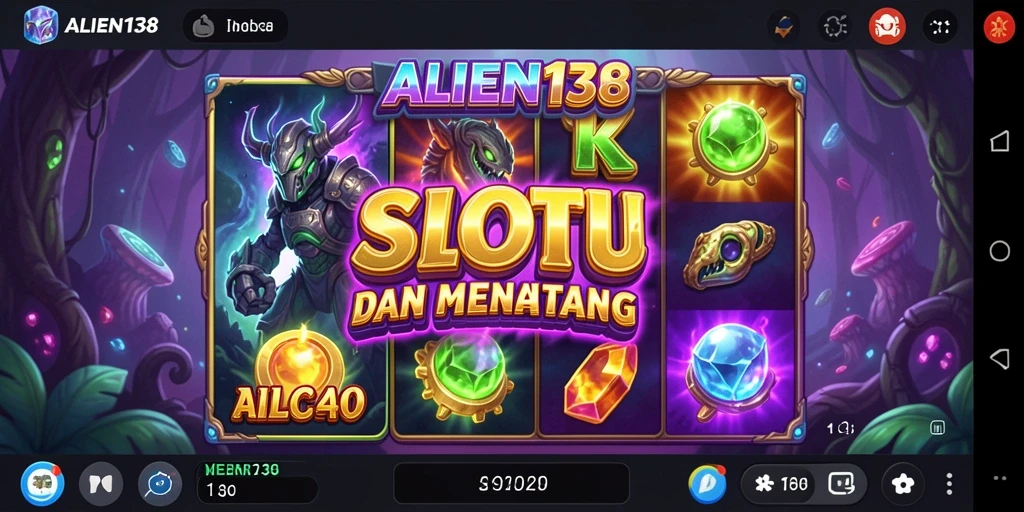 Tampilan gameplay Slot ALIEN138 yang menarik dan interaktif.