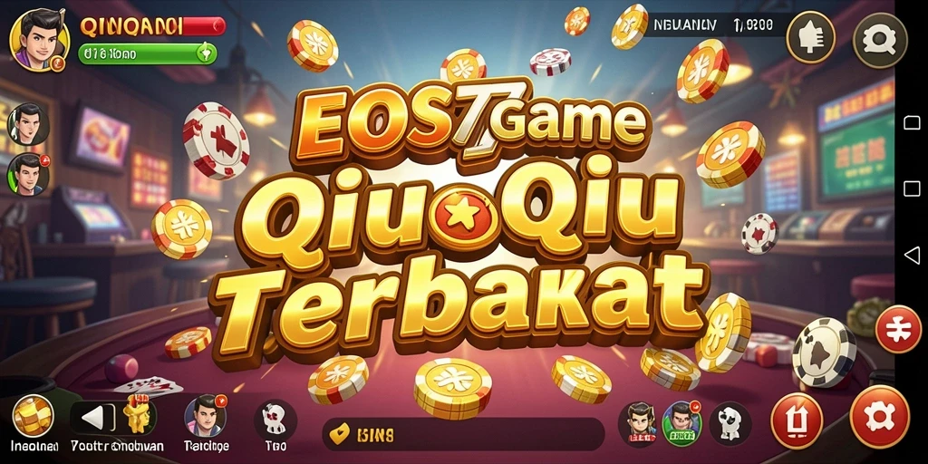 Tampilan gameplay seru dari EOS77 dalam permainan QiuQiu.