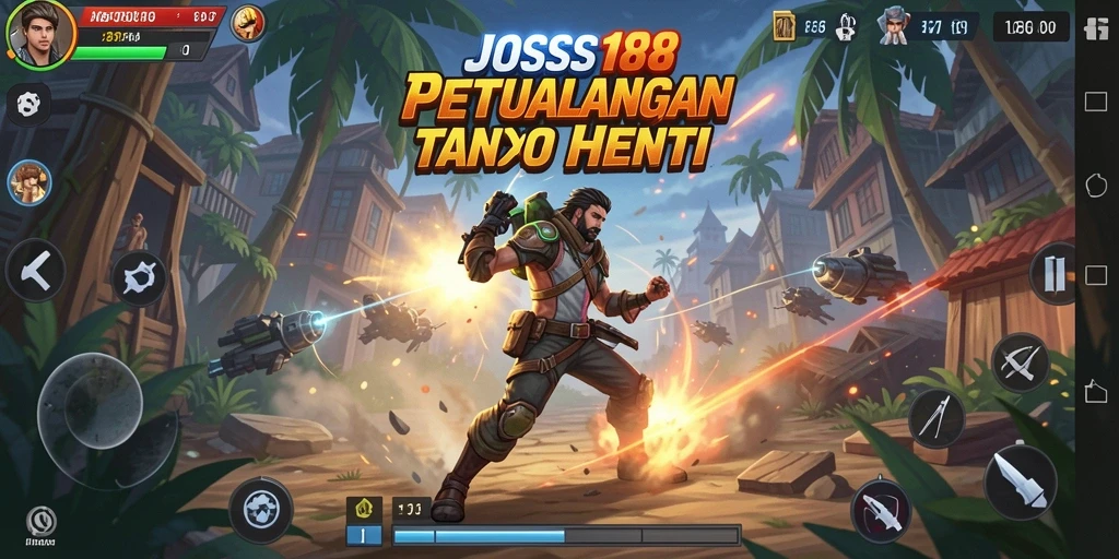 Tampilan seru dari gameplay Action di JOSS188.
