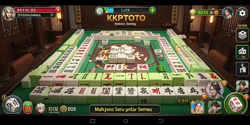 Tampilan gameplay KPKTOTO yang menarik dalam permainan Mahjong.