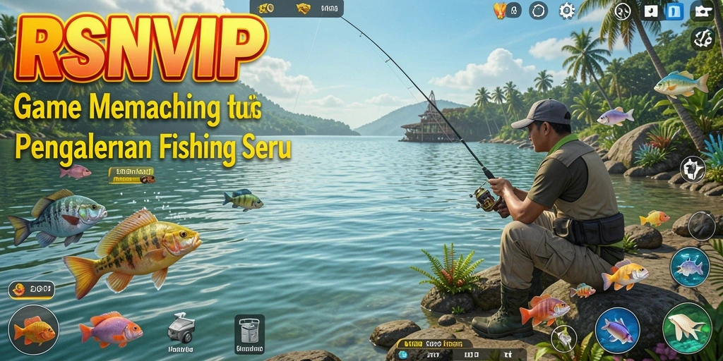 Tangkapan ikan besar dalam gameplay RSNVIP yang seru.