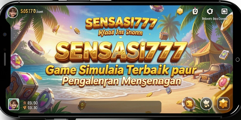 Tampilan menarik dari gameplay SENSASI777 dengan elemen simulasi.