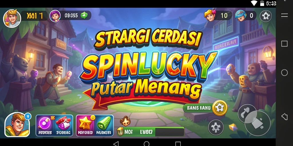 Tangkapan layar SPINLUCKY menunjukkan momen intens dalam permainan strategi.