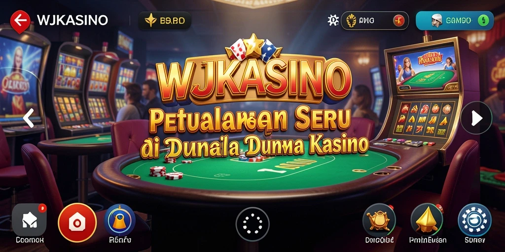 Screenshot gameplay WJKASINO yang menampilkan aksi seru di kasino.